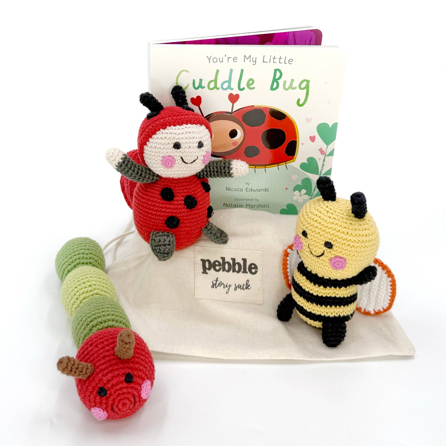 You're My Little Cuddlebug – Handmade Fairtrade Story Sack