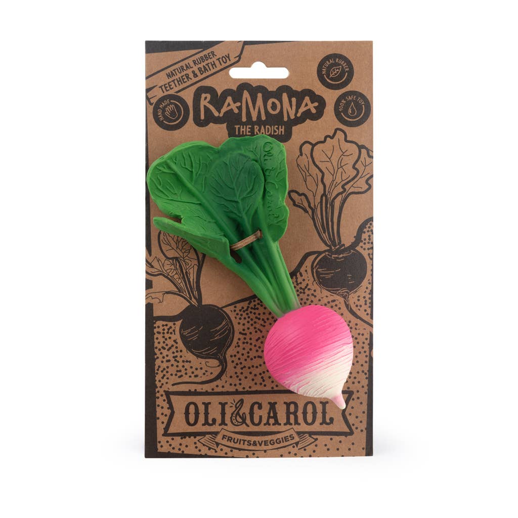 Ramona the Radish Natural Baby Teether