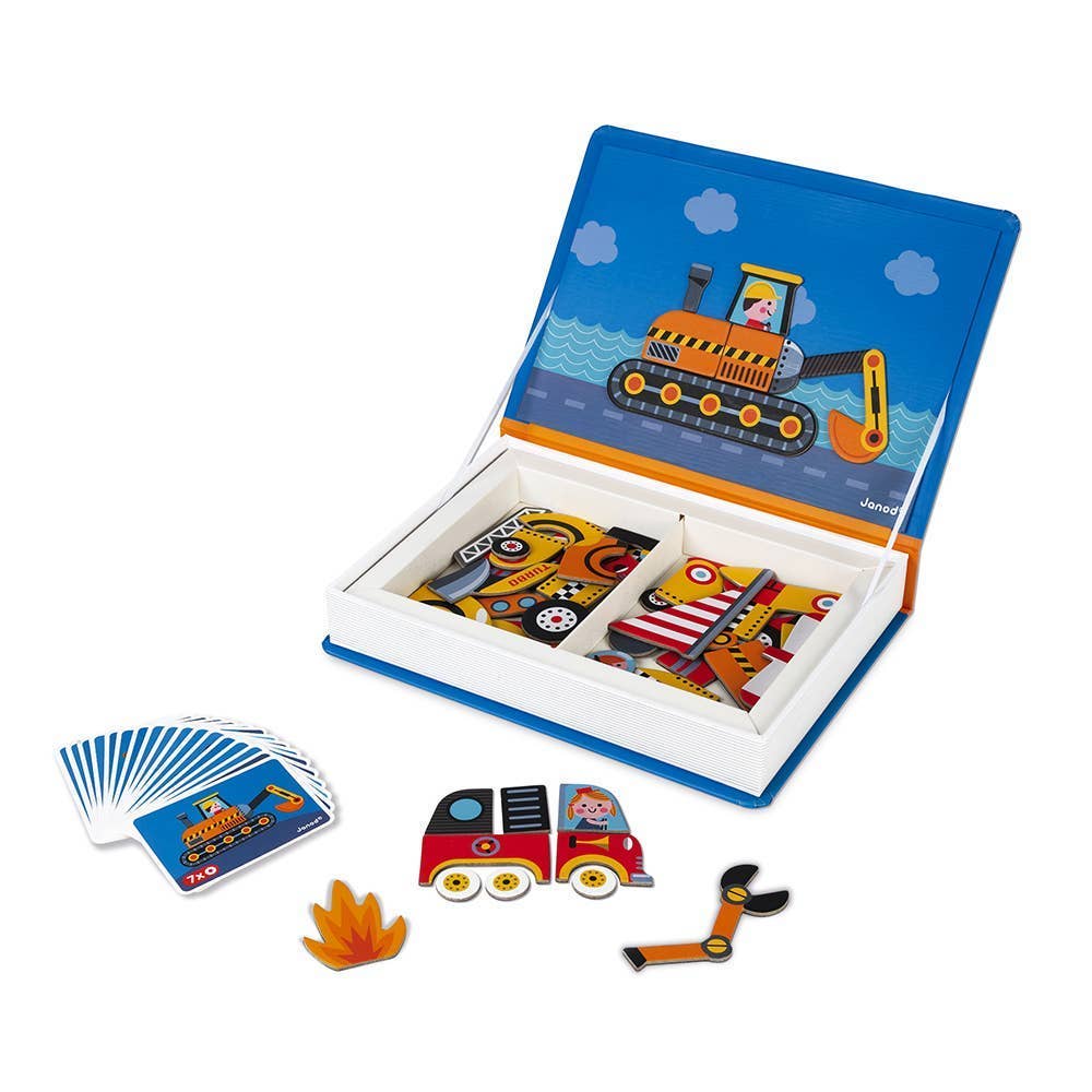 Janod Racers Magneti'Book