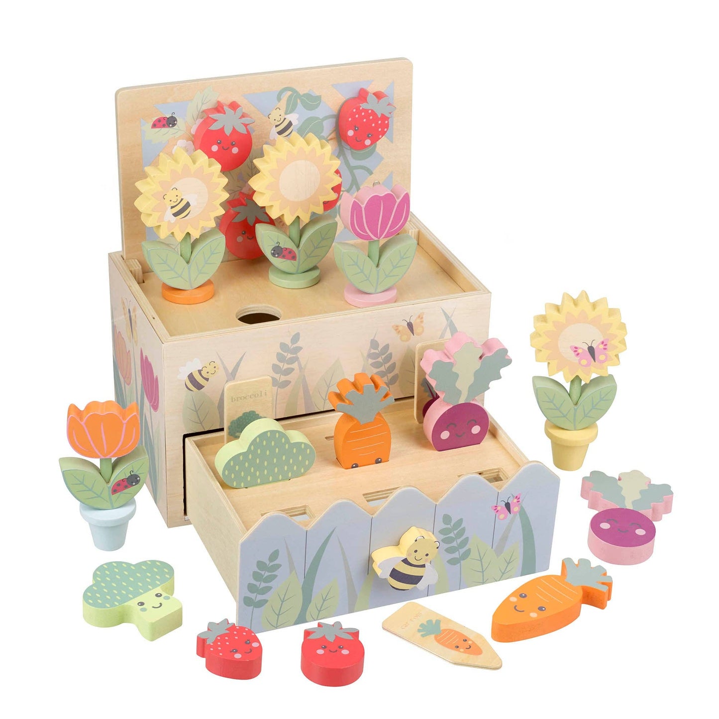 Grow & Play Wooden Gardening Bundle
