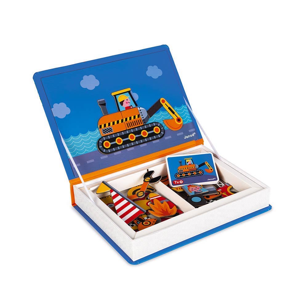 Janod Racers Magneti'Book