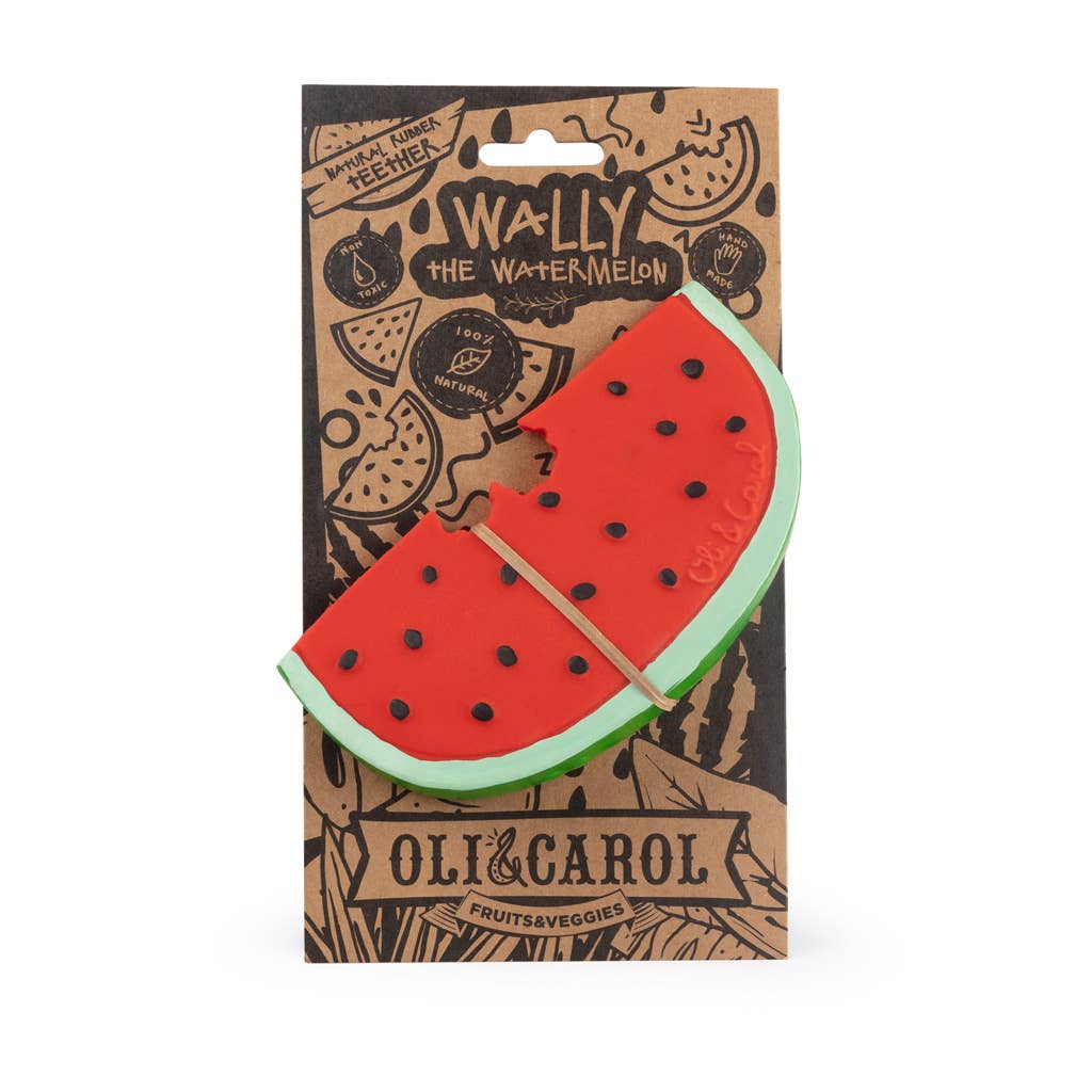 Watermelon Natural Rubber Baby Teether