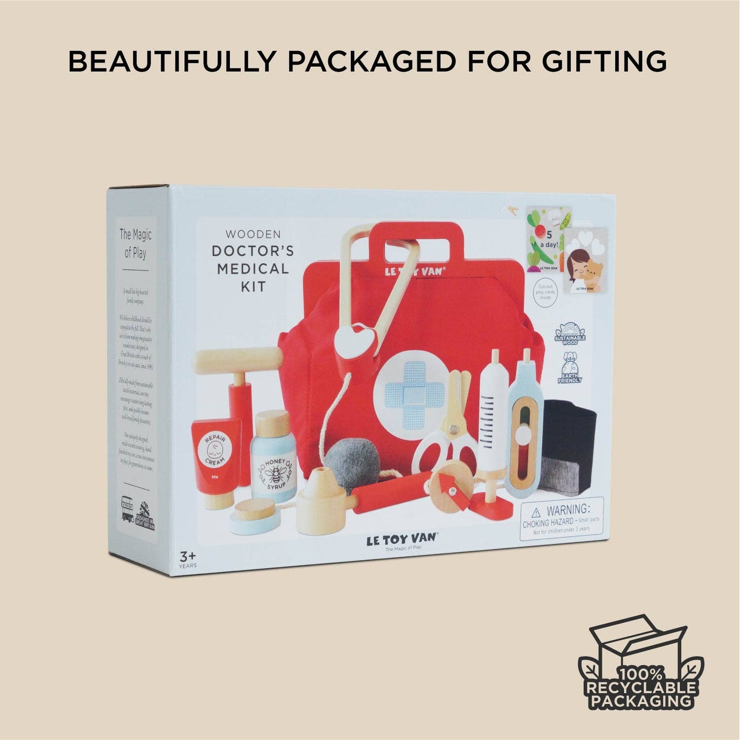 Vintage Doctor Roleplay Wooden Kit