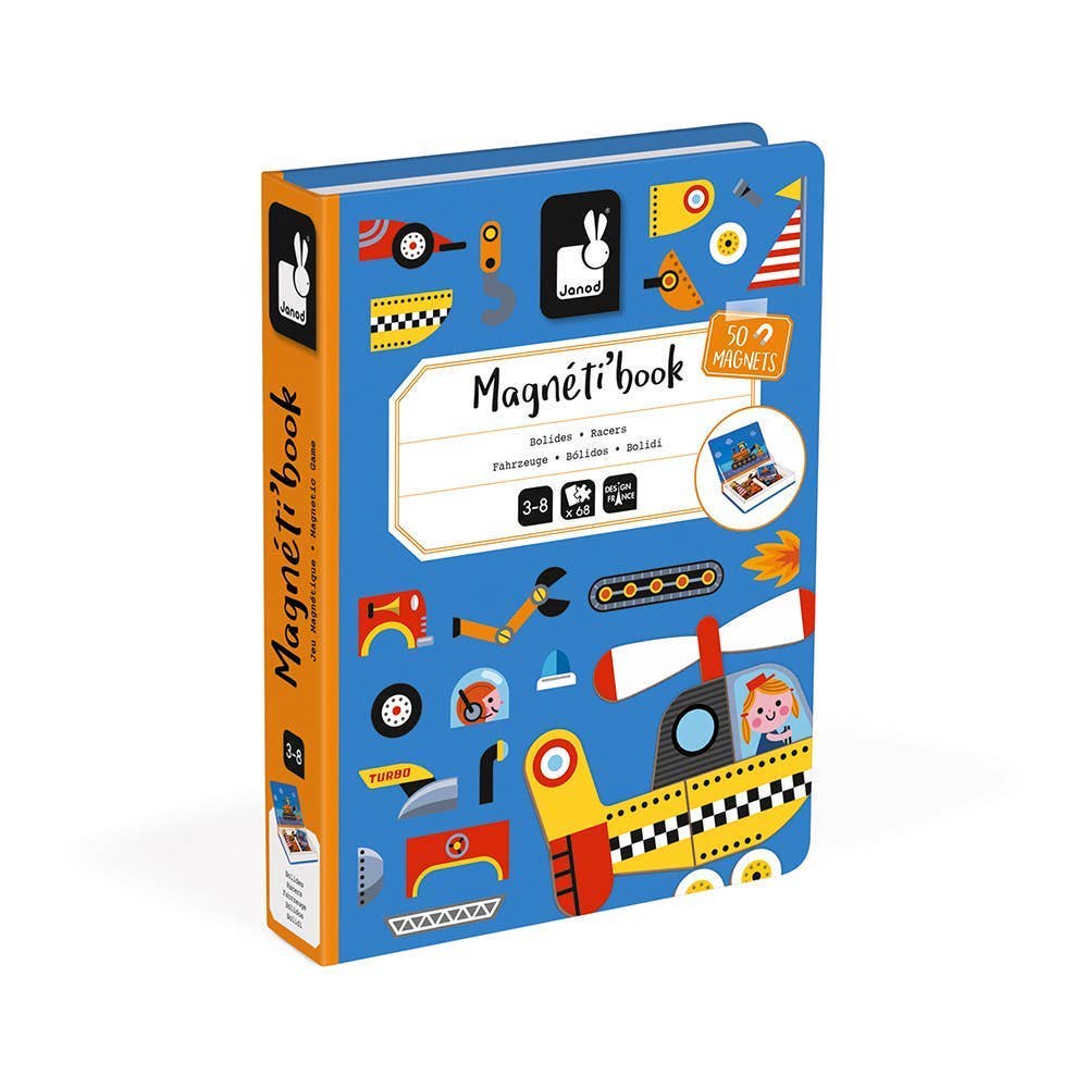 Janod Racers Magneti'Book