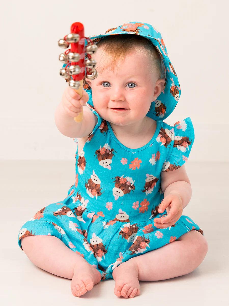 Blade & Rose Bonnie Highland Cow Summer Dress