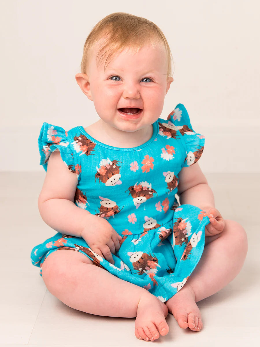 Blade & Rose Bonnie Highland Cow Summer Dress