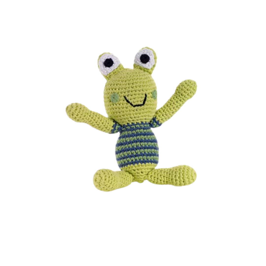 Crochet Frog Rattle