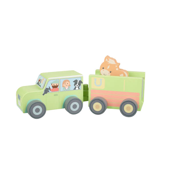 Farm 4x4 with Horse Box & Horse