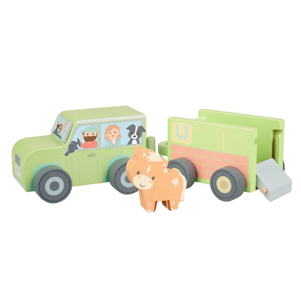Farm 4x4 with Horse Box & Horse