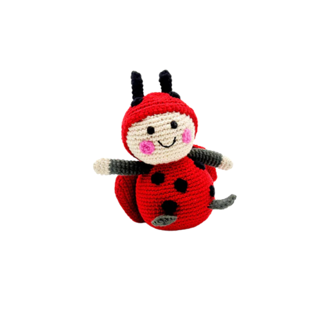 Crochet Ladybird Rattle