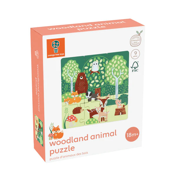 Woodland Animal Puzzle (9 Piece)