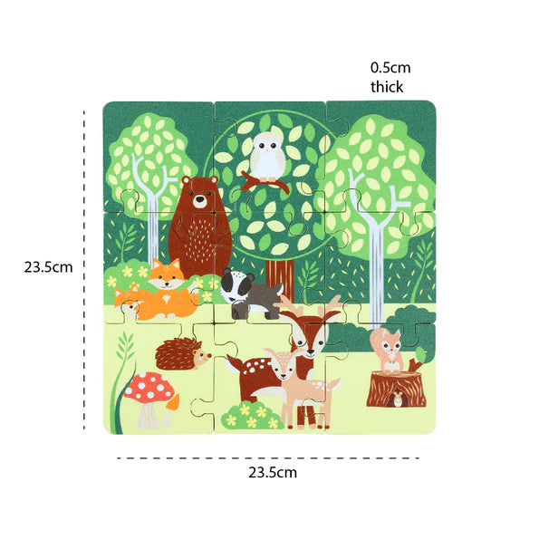 Woodland Animal Puzzle (9 Piece)