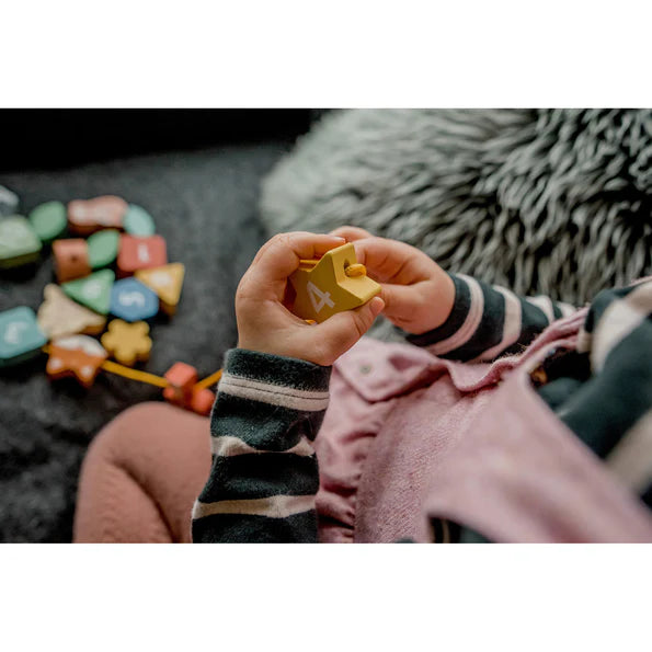 Woodland Animal Threading Toy