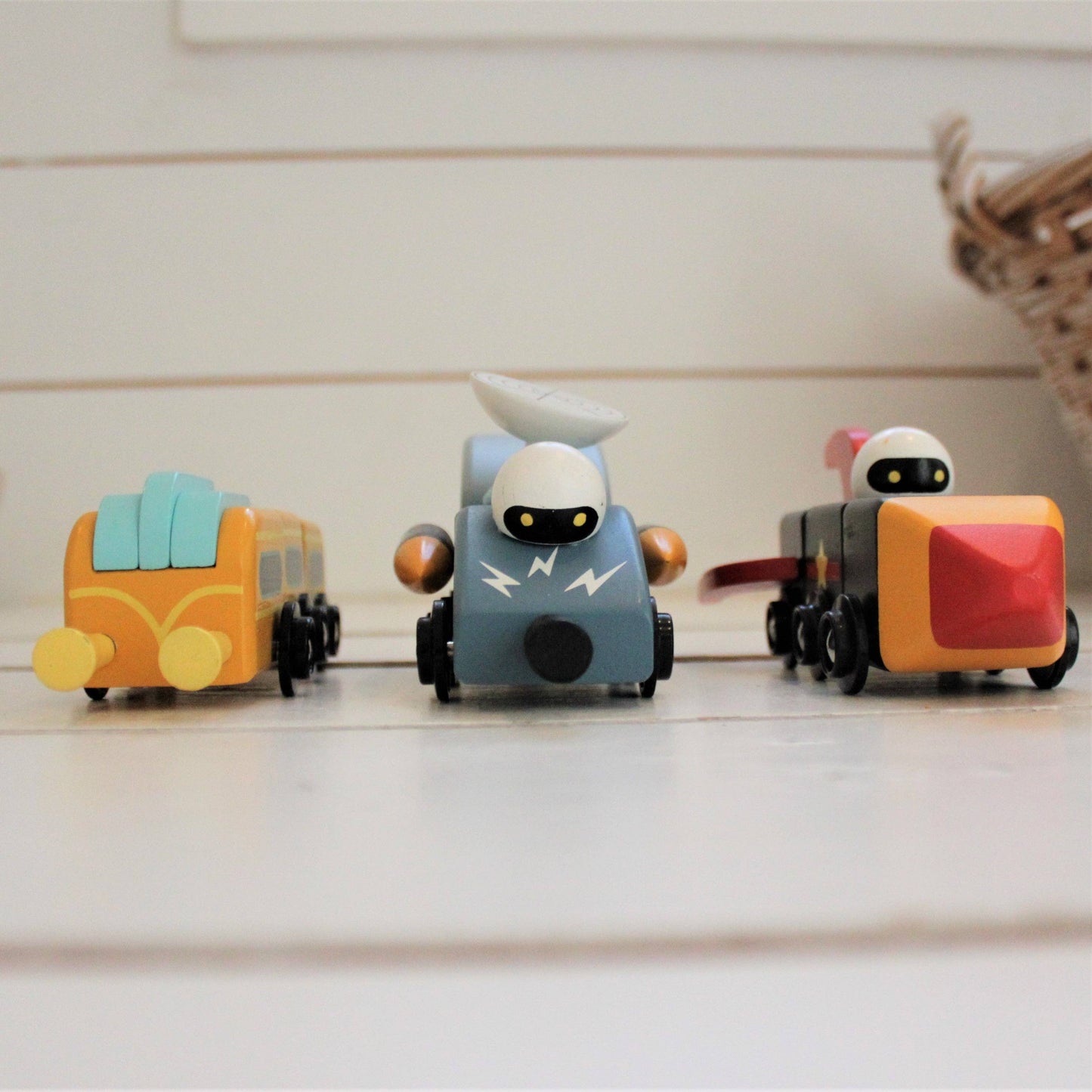 Space Race Wooden Construction Set