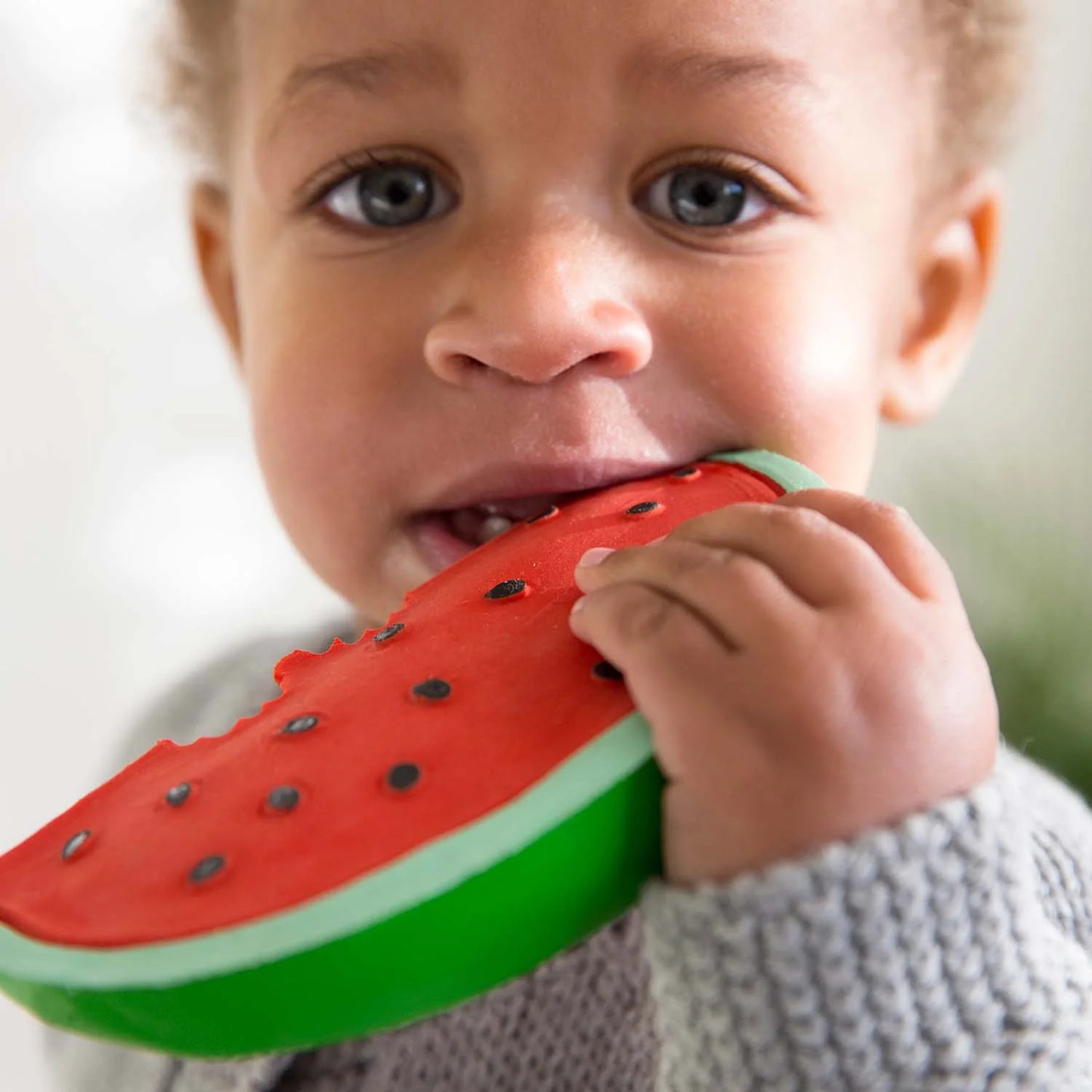 Watermelon Natural Rubber Baby Teether
