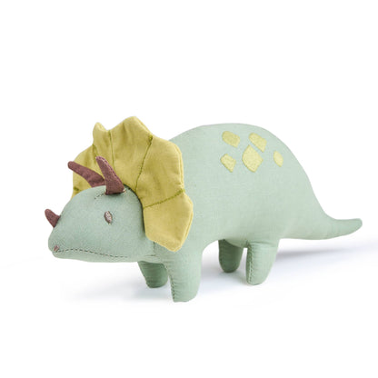 Trike Linen Dinosaur Toy (Triceratops)
