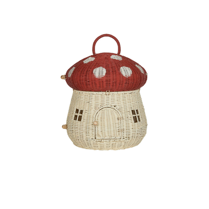 Olli Ella Mushroom Doll House - Red