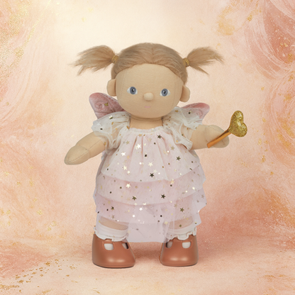 Olli Ella Dinkum Doll Fairy Outfit Set - Pearl