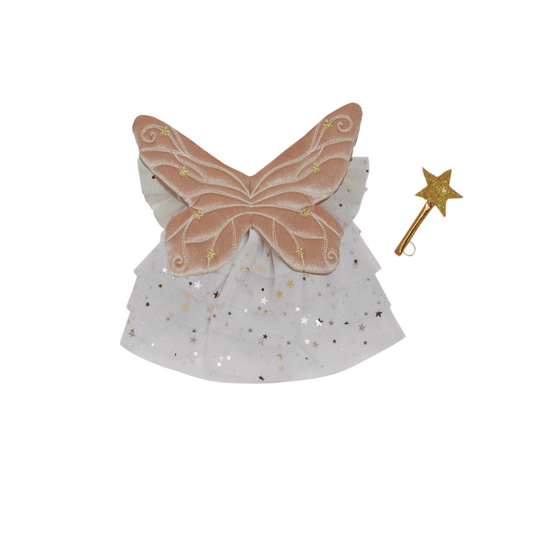 Olli Ella Dinkum Doll Fairy Outfit Set - Pearl