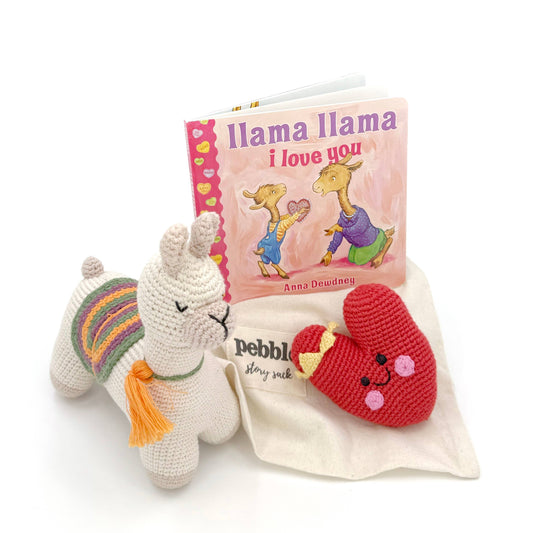 Llama Llama I Love You - Handmade Fairtrade Story Sack