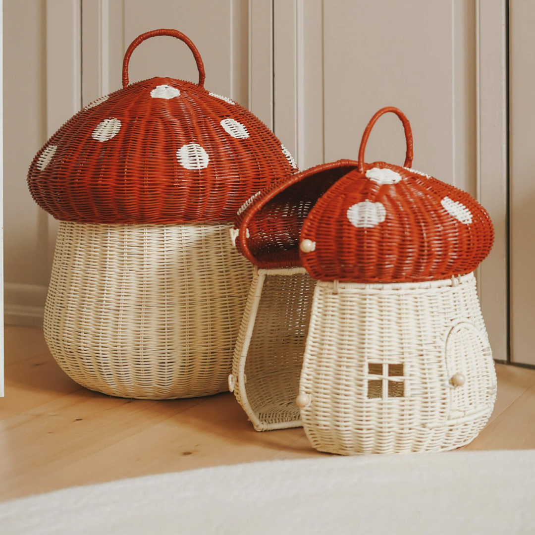 Olli Ella Mushroom Doll House - Red