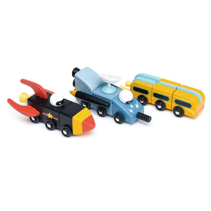 Space Race Wooden Construction Set