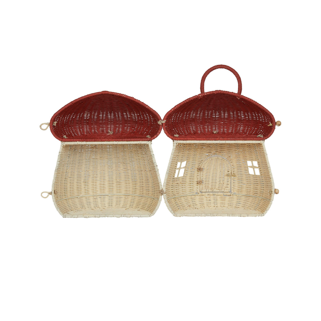 Olli Ella Mushroom Doll House - Red