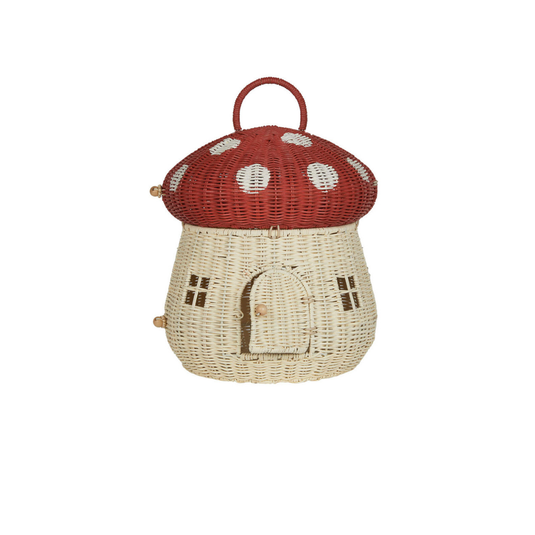 Olli Ella Mushroom Doll House - Red