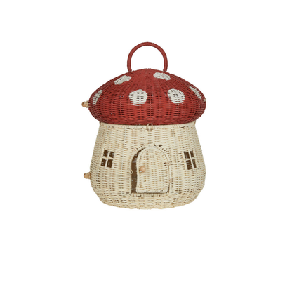 Olli Ella Mushroom Doll House - Red