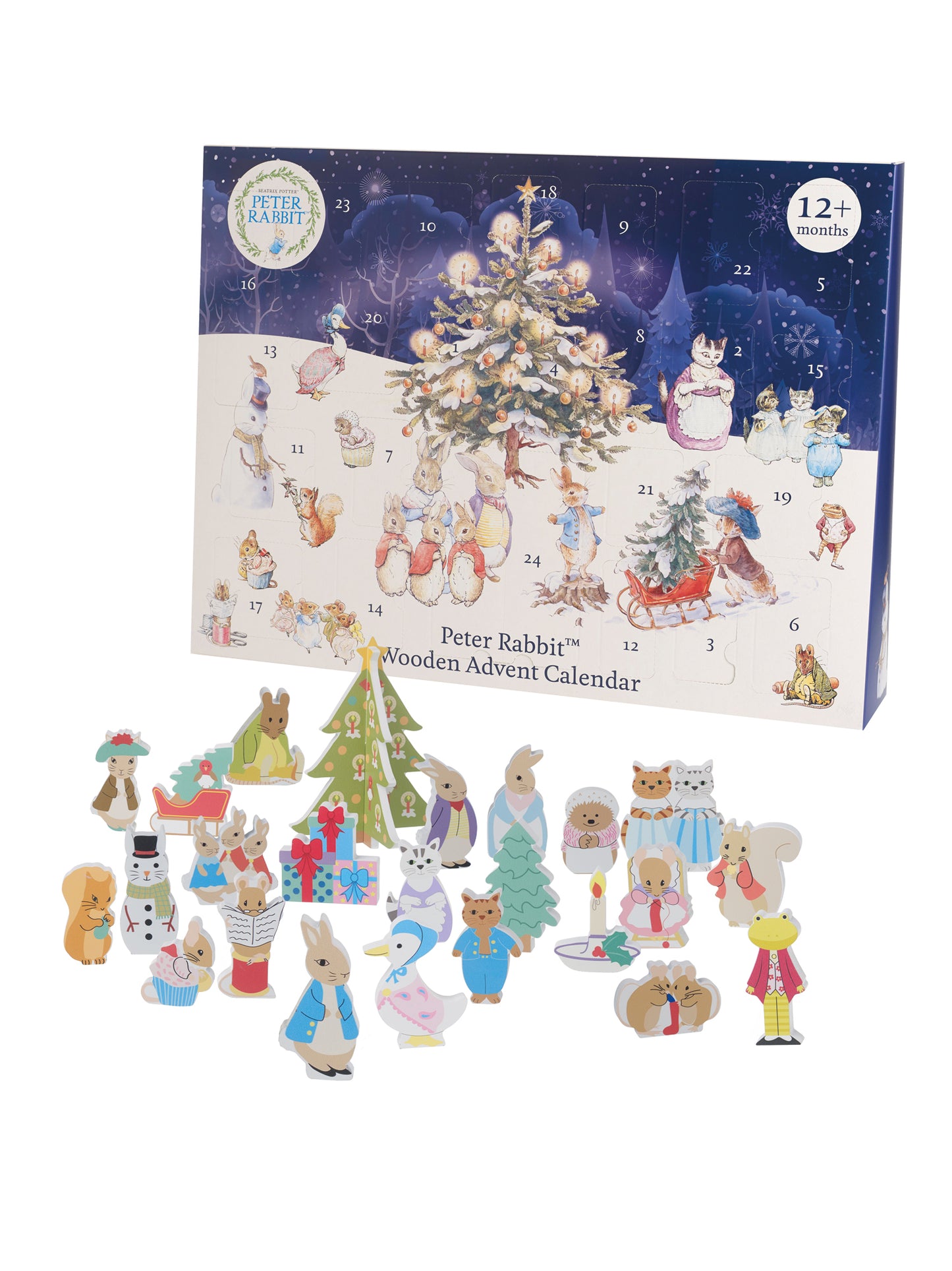 Peter Rabbit™ Wooden Advent Calendar
