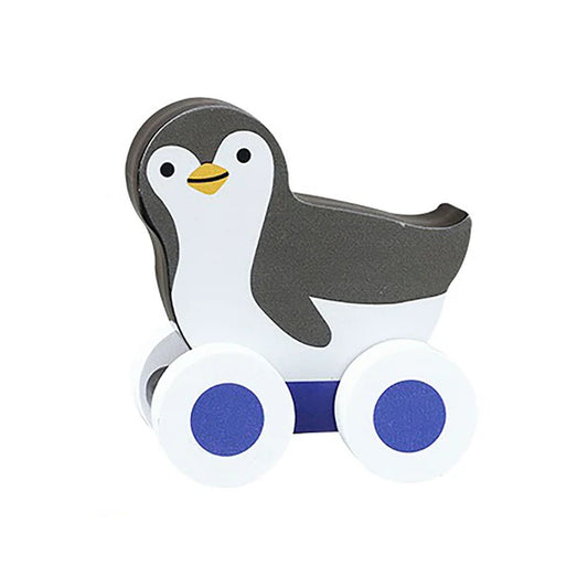 Wooden Penguin Push Along Toy