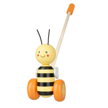 Wooden Push Along Honey Bee